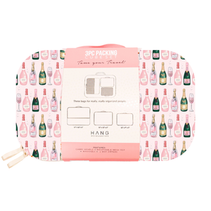 3 Piece Packing Cube Travel Set: Lace