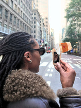 Load image into Gallery viewer, Hand-Painted Heart Coffee Cup Compact Mirror