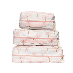 3 Piece Packing Cube Travel Set: Lace