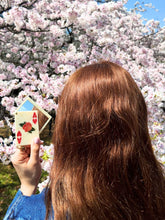 Load image into Gallery viewer, Hand-painted Ace of Hearts Compact Mirror | Eco-Friendly