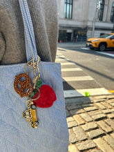 Load image into Gallery viewer, Hand-painted Taxicab Bag Charm &amp; Keychain | Eco-Friendly