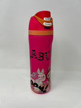 Load image into Gallery viewer, Labubu Printed Owala Bottle – Exciting Macaron Design: Hot Pink / Hot Pink Cap