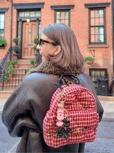 Load image into Gallery viewer, Hand-painted Candy Bag Charm + Keychain | Eco-Friendly: Beige