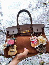 Load image into Gallery viewer, Hand-painted Mahjong Bag Charm + Keychain | Eco-Friendly