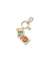 Load image into Gallery viewer, Hand-painted Mahjong Bag Charm + Keychain | Eco-Friendly