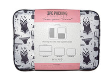 Load image into Gallery viewer, 3 Piece Packing Cube Travel Set: Lace