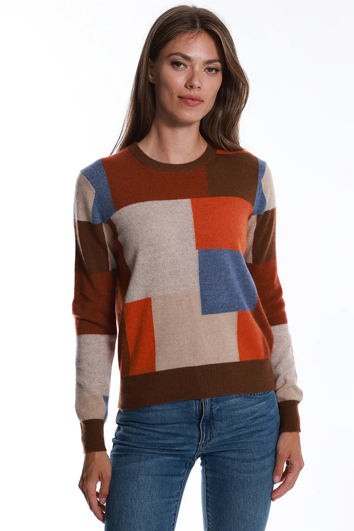 Cashmere Patchwork Sweater