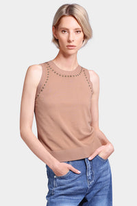 Viscose Studded Top