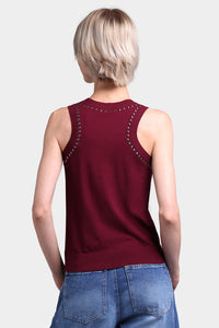 Viscose Studded Top