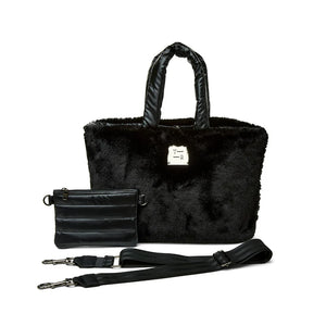 Duplex Faux Fur Reversible Tote