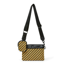 Load image into Gallery viewer, Raffia striped bumbag Crossbody