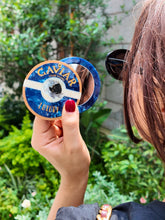 Load image into Gallery viewer, Hand-painted Caviar Compact Mirror