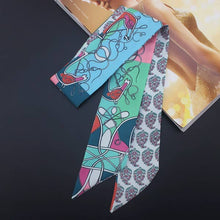 Load image into Gallery viewer, Swirly Ribbon  Scarf and Box: Yellow