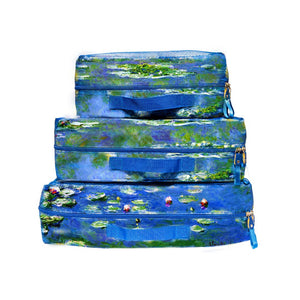 3 Piece Packing Cube Travel Set: Lace