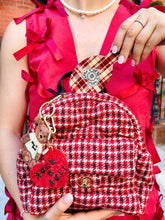 Load image into Gallery viewer, Hand-painted New York Teddy Bear Bag Charm + Keychain | Eco-Friendly